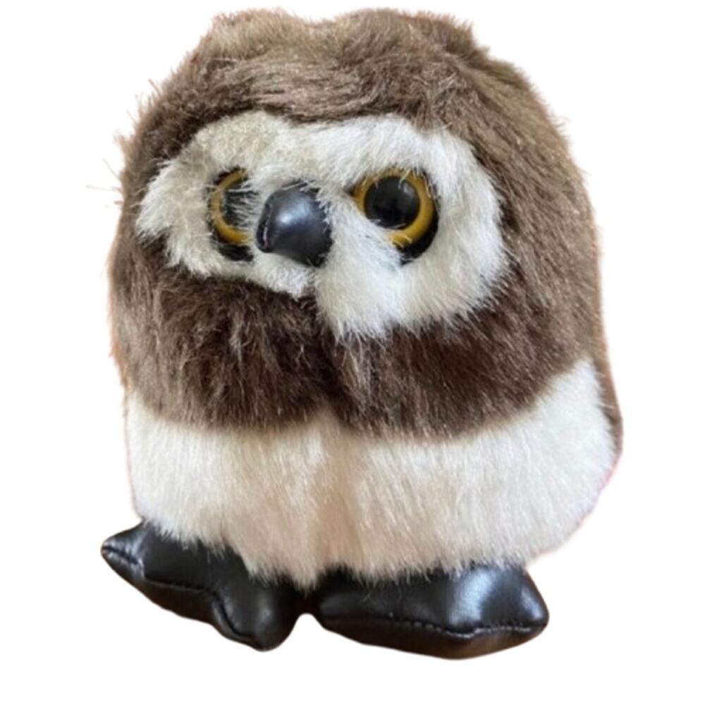 SWIBCO Puffkins Oley The Owl Vintage Plush Stuffed Animal 1997